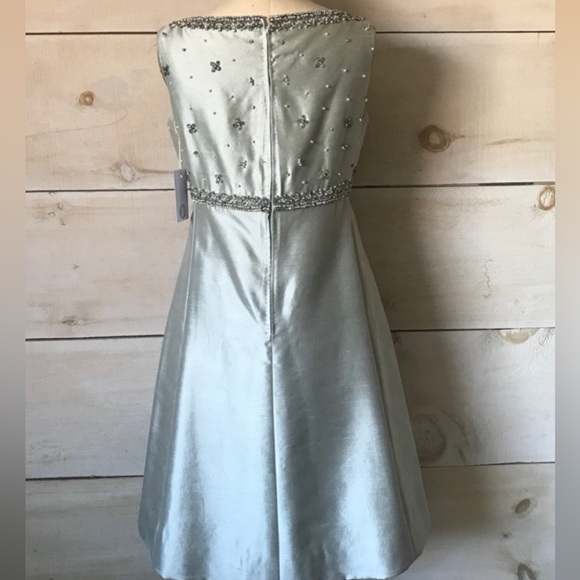 Vintage 1960s Gino Charles Icy Blue Dress - Picture 3 of 3